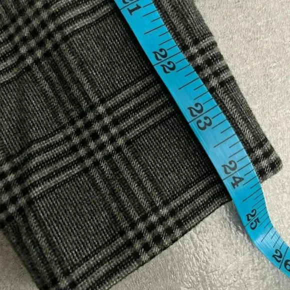 Zara Gray Plaid Blazer - Picture 12 of 14